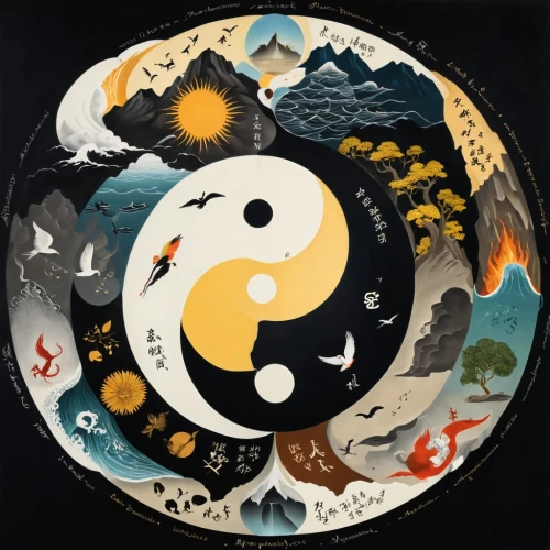 yinyang,yin yang,taoism,dharma wheel,yin and yang,mantra om,gillmor,koi,taoist,murakami,dingtao,tokaido,dzogchen,moon phases,xiali,japanese icons,sun and moon,zangpo,koi pond,koi fish,Unique,Design,Infographics