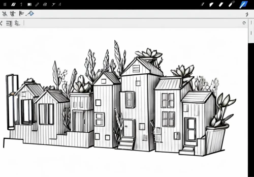 sketchup,houses clipart,inkscape,treehouses,macpaint,crane houses,elphi,buildings,city buildings,isometric,miniaturizing,gatehouses,roofs,line drawing,crenellations,wooden houses,developments,rowhouses,mcmansion,vectorization