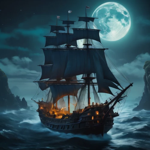 pirate ship,ghost ship,sea sailing ship,sailing ship,galleon,sail ship,sailing ships,maelstrom,piracies,whydah,fantasy picture,pirating,caravel,doubloons,privateering,commandeer,piratical,pirate treasure,sea fantasy,plundering