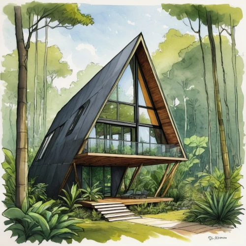 cubic house,house in the forest,treehouses,forest house,inverted cottage,frame house,tree house hotel,mirror house,tree house,cube house,timber house,treehouse,tropical house,small cabin,prefab,cube stilt houses,sketchup,wooden house,mid century house,stilt house,Conceptual Art,Daily,Daily 02