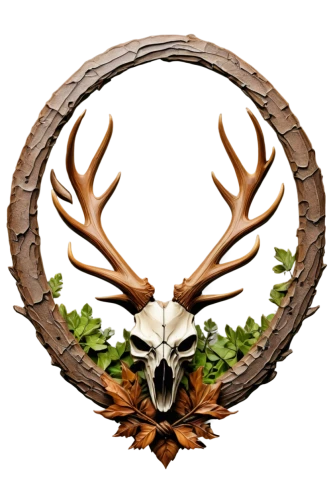 wreath vector,laurel wreath,buck antlers,antler,deer head,reindeer head,elk,autumn wreath,deer antlers,head plate,stag,antlered,wreath,cernunnos,golden wreath,floral wreath,buffalo plaid antlers,holly wreath,barathea,cervus,Illustration,American Style,American Style 02