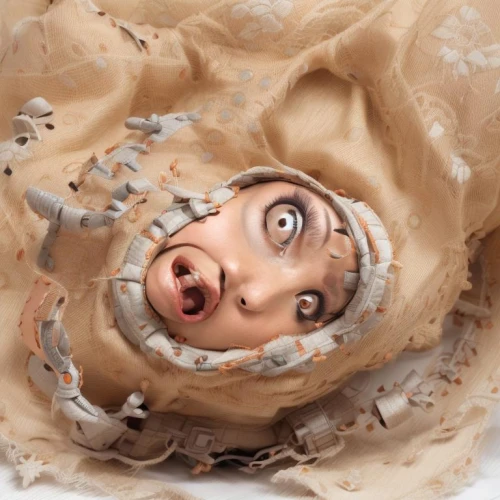 clay mask,ron mueck,secco,ipecac,cake smash,head stuck in the sand,sheet cake,plastinated,alginate,spilt coffee,chocolate shavings,undigested,foamed,congealed,cake mix,shriveled,tinymud,nut cake,pancake batter,cake batter