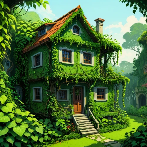 house in the forest,forest house,little house,small house,summer cottage,dreamhouse,greenhut,green living,tree house,home landscape,green garden,wooden house,witch's house,apartment house,treehouse,houses clipart,cottage,ancient house,treehouses,beautiful home,Conceptual Art,Daily,Daily 02