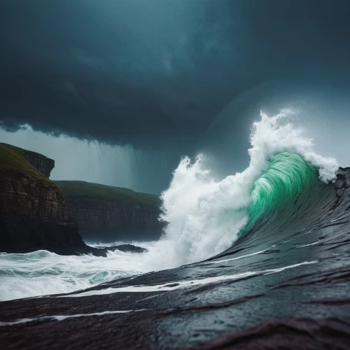 stormy sea,sea storm,rogue wave,tempestuous,tidal wave,storm surge,torngat,buffeted,northeaster,emerald sea,storfer,big wave,tsunamis,nature's wrath,charybdis,faroes,big waves,mullaghmore,ocean waves,crashing waves,Photography,Documentary Photography,Documentary Photography 11