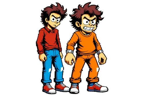 retro cartoon people,dilton,paisanos,amination,supertwins,headshrinkers,avatars,pixton,stevensons,shintani,river pines,jekabsons,bandicoots,cartoon people,cel shading,doppelganger,krahulik,doppelgangers,mindbenders,childhood friends,Unique,Pixel,Pixel 04