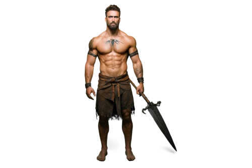 tribesman,loincloth,barbarian,menelaus,male character,loincloths,forsworn,hyborian,wiglaf,unarmoured,magnon,oenomaus,dronacharya,male elf,khoisan,abenaki,lone warrior,vaas,gisulf,primitive man,Illustration,Realistic Fantasy,Realistic Fantasy 28