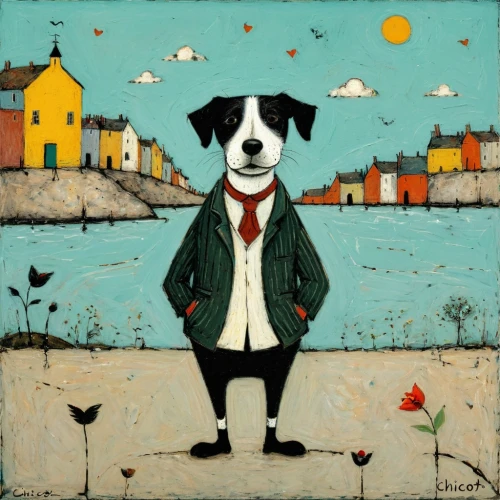 border collie,jack russell,tux,boy and dog,tuxedo,collie,jack russel terrier,ruffolo,girl with dog,terrier,dog illustration,wassily,miro,pilgrim,veterinarian,stik,figaro,dog,welsh cardigan corgi,jasinski,Art,Artistic Painting,Artistic Painting 49