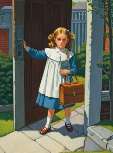 girl with bread-and-butter,schoolmarm,girl in the garden,girl in the kitchen,timoshenko,mailman,girl picking apples,rockwell,chudinov,girl at the computer,girl on the stairs,little girl in wind,the little girl,lobanov,heatherley,hildebrandt,pedagogue,young girl,mailmen,maidservant,Illustration,American Style,American Style 15