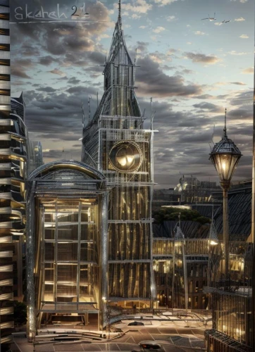 futuristic architecture,emaar,the skyscraper,sky apartment,gondolin,skyscrapers,cityscape,metropolis,skyscraper,skyscraper town,schuitema,shard of glass,arkham,dubay,renaissance tower,fantasy city,sky city,glass building,chrysler building,abdali