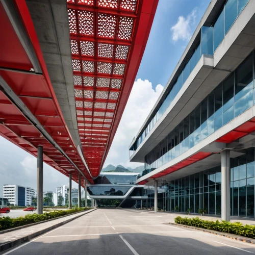 cyberjaya,shenzhen vocational college,kallang,interlace,cantilevers,skybridge,skyways,equinix,rackspace,sengkang,epfl,tampines,kranji,punggol,technopark,office buildings,aerotropolis,glass facade,skywalks,guideways,Photography,General,Realistic