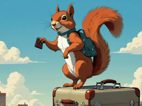 atlas squirrel,squirell,squirreled,the squirrel,squirreling,squirrelly,squirrel,traveler,travelmate,squirrely,tourister,conductor,alvin,cartoon animal,traveller,acorns,squirrels,travelstead,tufty,chipping squirrel,Illustration,Vector,Vector 04