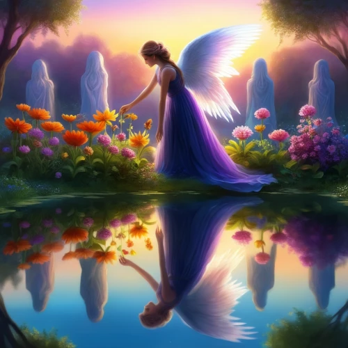 angel wings,angel wing,fantasy picture,faerie,angel's tears,anjo,thumbelina,butterfly background,winged heart,pegasi,faery,fairyland,fairy world,angel,fallen angel,rosa 'the fairy,uriel,heavenward,fairy,angelicus,Illustration,Realistic Fantasy,Realistic Fantasy 01
