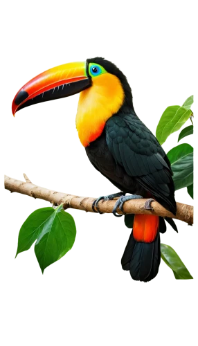 toucan perched on a branch,toco toucan,chestnut-billed toucan,yellow throated toucan,keel-billed toucan,keel billed toucan,toucan,black toucan,brown back-toucan,perched toucan,pteroglossus aracari,pteroglosus aracari,toucans,aracama,malkoha,tucan,swainson tucan,toucanet,bird of paradise,tropical bird,Illustration,Black and White,Black and White 12