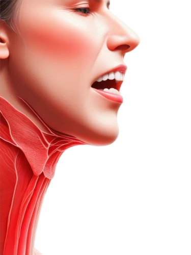 hypothyroidism,rosacea,pharyngeal,membranacea,velopharyngeal,papillae,hyperthyroidism,temporomandibular,medical illustration,laryngeal,angioedema,oropharyngeal,bruxism,intranasal,sternocleidomastoid,thyroiditis,carotid,salivary,hyperthyroid,thyroidectomy,Illustration,Abstract Fantasy,Abstract Fantasy 17