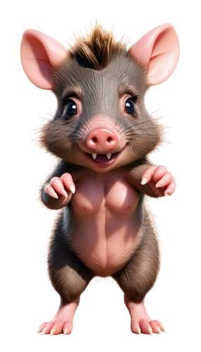 opossum,ferrat,tikus,possum,hamler,cartoon pig,ratwatte,ratko,rattazzi,ratliffe,pua,piontkowski,hoglet,ratto,ratico,rattiszell,solenodon,rat,ratsiraka,mouse bacon,Conceptual Art,Fantasy,Fantasy 26