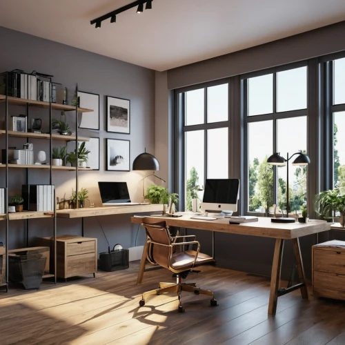 modern office,office desk,working space,wooden desk,desk,creative office,blur office background,workstations,bureaux,workspaces,writing desk,desks,furnished office,offices,office,work space,office chair,loft,search interior solutions,interior design,Photography,General,Realistic