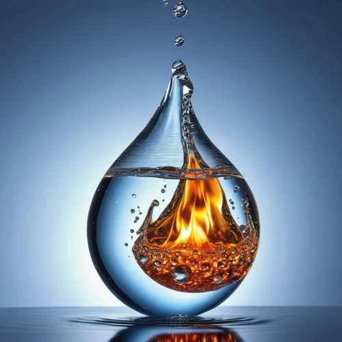 fire and water,bottle fiery,distillation,firewater,distill,erlenmeyer flask,filtrate,chemical reaction,combustibles,glassblower,no water on fire,fire fighting water,calorimetry,methane concentration,oil in water,nitromethane,fire fighting water supply,transesterification,distilling,extinguishing,Photography,General,Realistic