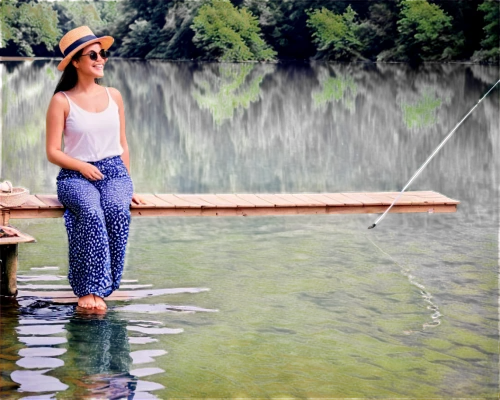 flyfishing,fisherwoman,fishing,girl on the river,people fishing,ektachrome,girl on the boat,fishing rod,fishing classes,tatoi,drina,vietnamese woman,lartigue,canim lake,etang,pokhari,lake,monopod fisherman,autochrome,on the lake,Illustration,Black and White,Black and White 16