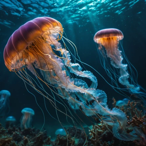 jellyfish,jellyfishes,sea jellies,lion's mane jellyfish,cnidaria,jellies,sea life underwater,cnidarians,jellyfish collage,ctenophores,underwater world,cauliflower jellyfish,nauplii,underwater background,undersea,ocean underwater,sea creatures,underwater landscape,chromatophores,jellyvision,Photography,General,Fantasy