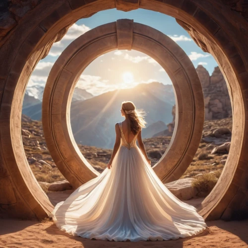 elopement,semi circle arch,sun bride,round window,crystal ball-photography,wedding frame,parabolic mirror,round arch,wedding photography,eloped,magic mirror,portals,wedding photo,wedding photographer,celtic woman,lens reflection,bridal gown,rose arch,circle shape frame,round frame,Photography,General,Realistic
