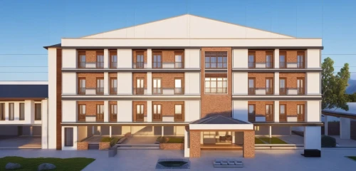 3d rendering,appartment building,sketchup,apartments,two story house,revit,townhomes,townhome,apartment house,wooden facade,townhouse,multistorey,new housing development,apartment building,an apartment,residential house,leaseplan,block balcony,maisonette,model house,Photography,General,Realistic