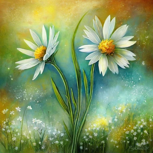 white daisies,daisies,daisy flowers,flower painting,australian daisies,marguerite daisy,blue daisies,sun daisies,margueritte,african daisies,barberton daisies,oxeye daisy,daisy flower,white cosmos,flower art,gerbera daisies,marguerite,coneflowers,colorful daisy,daisy heart,Conceptual Art,Daily,Daily 32