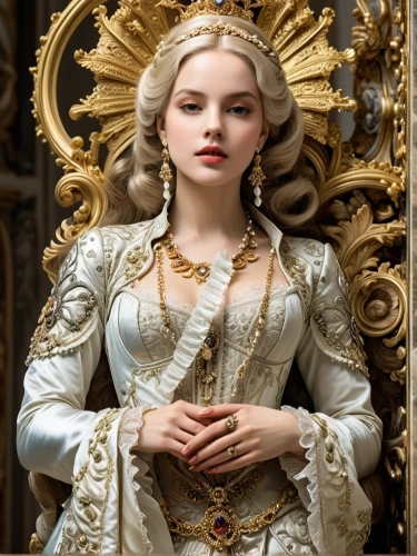 elizabeth i,baroque angel,emperatriz,amidala,principessa,female doll,archduchess,gloriana,reredos,lucrezia,queen anne,white lady,cepora judith,delenn,portrait of christi,immaculata,noblewoman,mezzosoprano,margairaz,suit of the snow maiden,Conceptual Art,Fantasy,Fantasy 22