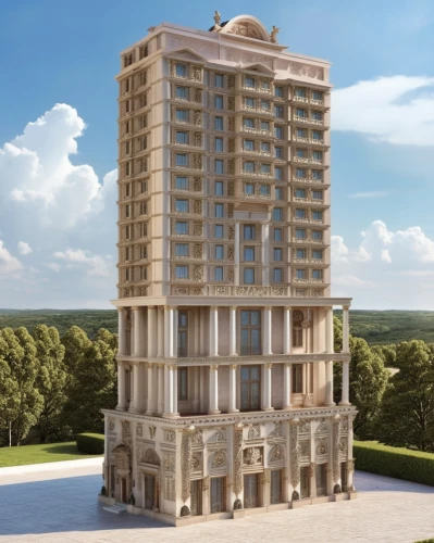 renaissance tower,visalakshi,residential tower,high-rise building,antilla,high rise building,hiranandani,stalin skyscraper,lodha,rotana,multistorey,amrapali,towergroup,noida,kempinski,sky apartment,escala,3d rendering,the skyscraper,largest hotel in dubai,Photography,General,Realistic