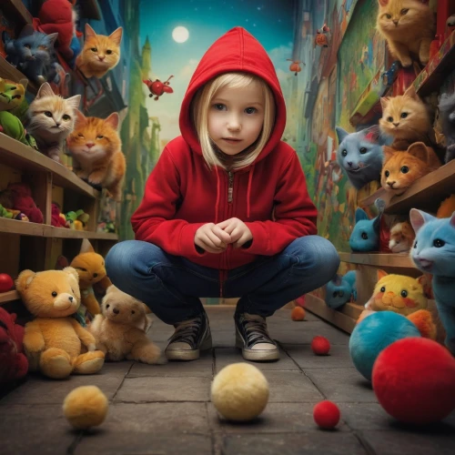 children's background,little red riding hood,kids room,cuddly toys,toymakers,toy store,plush toys,storybook character,conceptual photography,pooh,gekas,stuffed animals,kidspace,children's toys,toyshop,children's room,red riding hood,kindertotenlieder,redwall,children's interior,Illustration,Abstract Fantasy,Abstract Fantasy 06