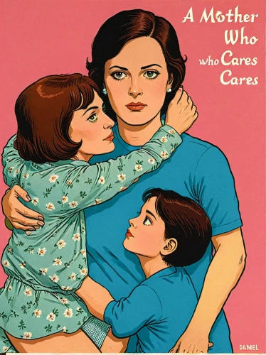 carers,the mother and children,mother and children,carer,mothers,mother with children,mother's day,mothersday,motherday,mothering,caregivers,caesareans,happy mother's day,mothers day,mother,happy mothers day,mothers love,vintage illustration,care,retro 1950's clip art,Illustration,American Style,American Style 15