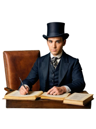 paleographer,borsalino,escoffier,graphologist,stovepipe hat,bibliographer,genealogists,manuscripts,graphology,homburg,attorney,genealogist,businessman,haberdasher,stenography,radiotelegraph,stenographer,author,milliner,footman,Illustration,Realistic Fantasy,Realistic Fantasy 31