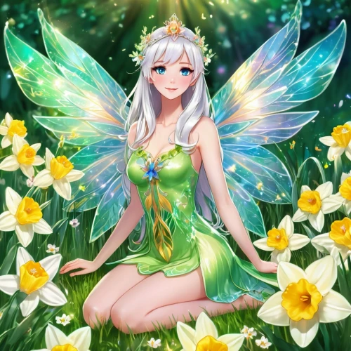 flower fairy,garden fairy,fairy,faerie,fairie,tinkerbell,fairy galaxy,spring leaf background,fairy queen,ostara,spring background,rosa 'the fairy,aurora butterfly,little girl fairy,fairies,faery,titania,fae,anjo,rosa ' the fairy,Illustration,Japanese style,Japanese Style 03