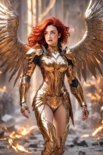 fire angel,uniphoenix,hawkgirl,flamebird,romanoff,archangel,zauriel,dawnstar,pheonix,angelfire,phoenix,amazona,the archangel,darna,valkyries,fantasy woman,angelman,goddess of justice,cyberangels,firehawks,Photography,Realistic