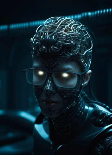 cyborg,cyber glasses,3d man,terminator,tron,cyberian,cybernet,deprogrammed,cybernetic,mindvox,neurosky,cybersmith,cybernetically,cyberia,matrix,cyber,metahuman,artificial intelligence,synthetic,transhuman,Conceptual Art,Sci-Fi,Sci-Fi 09