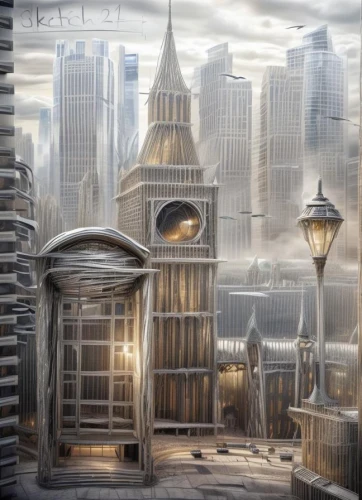 coruscant,fantasy city,metropolis,arkham,arcology,futuristic architecture,gringotts,schuitema,cybercity,unbuilt,schuiten,oscorp,gotham,gothams,inhabitable,willink,destroyed city,futurist,gondolin,futuristic landscape