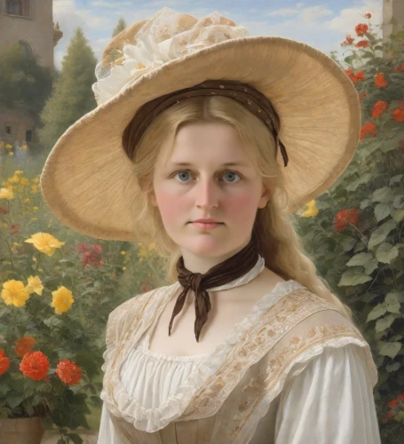 perugini,girl picking flowers,girl in the garden,girl in flowers,portrait of a girl,timoshenko,auguste,nelisse,bouguereau,young girl,girl with bread-and-butter,seberg,young woman,girl with cloth,fraulein,portrait of a woman,young lady,primavera,swynnerton,mesdag,Digital Art,Classicism