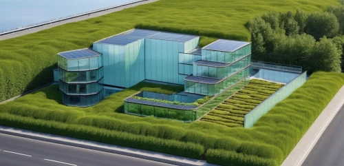 3d rendering,sewage treatment plant,seasteading,solar cell base,thermal power plant,sketchup,modern architecture,hydropower plant,smart house,revit,water plant,aqua studio,glass building,wastewater treatment,greentech,modern building,modern house,biotechnology research institute,cube house,passivhaus,Photography,General,Realistic