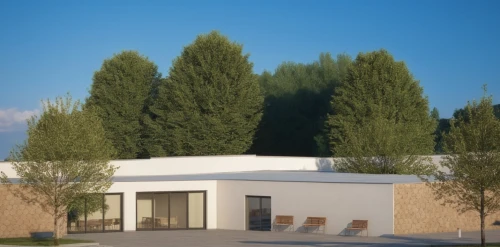 vitra,3d rendering,sketchup,azienda,fondazione,school design,tugendhat,passivhaus,revit,cupressus,eisenman,ordinary boxwood beech trees,prefabricated buildings,crematorium,poplar tree,render,modern building,tenuta,grundriss,saclay,Photography,General,Realistic