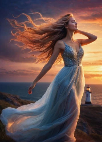 celtic woman,windswept,amphitrite,windblown,fantasy picture,the wind from the sea,gracefulness,girl in a long dress,little girl in wind,margaery,fantasy art,riverdance,mermaid background,sirene,world digital painting,sigyn,exhilaration,sun bride,enchantment,viento,Conceptual Art,Daily,Daily 32