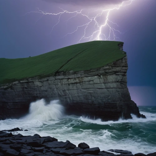 nature's wrath,natural phenomenon,orkney island,northern ireland,faroes,force of nature,aaaa,bundoran,ireland,faroese,lightning strike,lightning storm,storm surge,orage,cliff of moher,torngat,weathercoast,sligo,amazing nature,lightening,Photography,Documentary Photography,Documentary Photography 07