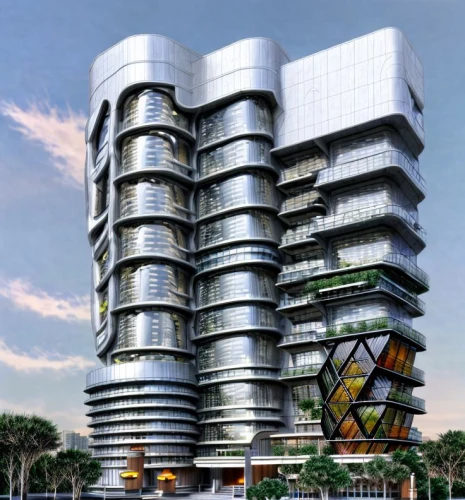 morphosis,futuristic architecture,bulding,medini,largest hotel in dubai,escala,cyberjaya,condominia,masdar,modern architecture,capitaland,residential tower,damac,multistorey,habtoor,noida,metal cladding,skylstad,technopark,vinoly