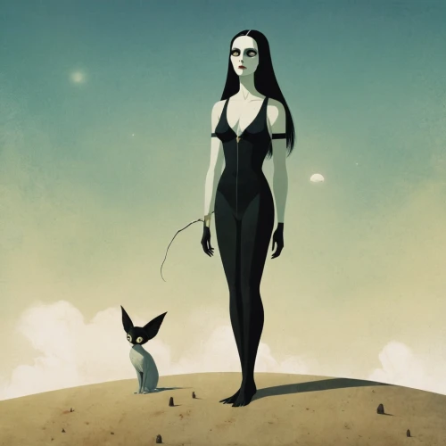 girl on the dune,wadjet,freediving,selkie,sci fiction illustration,freediver,girl with dog,sand fox,diamanda,inanna,animatrix,hecate,dog illustration,marceline,selene,villainess,siren,amphitrite,exploration of the sea,beachgoer,Conceptual Art,Daily,Daily 20