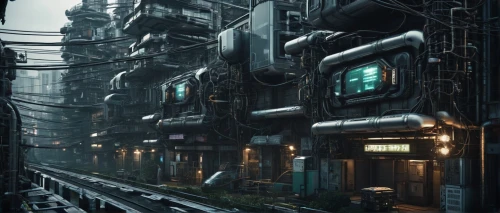 cybercity,cybertown,arkham,undercity,microdistrict,metropolis,arcology,kaidan,cyberpunk,cyberia,sector,levski,scifi,cyberport,eidos,sulaco,coldharbour,shinjuku,black city,industrial ruin,Conceptual Art,Sci-Fi,Sci-Fi 09