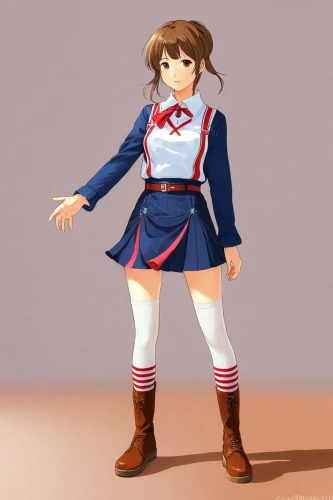 ushio,minako,kantai collection sailor,megumi,haruhi,kumiko,chihiro,kazimiya,delta sailor,mihoko,haruhi suzumiya sos brigade,clannad,mmd,suzumiya,3d model,3d figure,yanmei,zettai,asahina,sailor,Illustration,Japanese style,Japanese Style 18