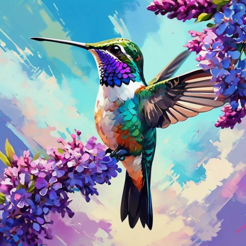 colorful birds,hummingbirds,colorful background,bird painting,bird hummingbird,flower and bird illustration,rofous hummingbird,tui,humming bird,nature bird,humming birds,spring bird,background colorful,bird illustration,beautiful bird,springtime background,tropical bird,spring background,colibri,annas hummingbird,Conceptual Art,Daily,Daily 21