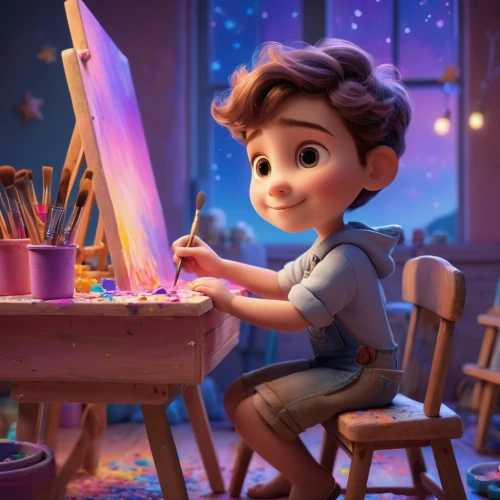 painting technique,artista,artist,table artist,cute cartoon character,illustrator,pixar,painter,italian painter,children drawing,meticulous painting,artist portrait,animator,3d art,fire artist,light of art,artists of stars,kids illustration,art painting,artistshare,Photography,General,Cinematic