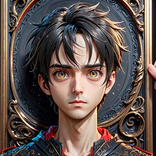 eren,avialae,miroku,levi,eguren,edward,seregil,gothic portrait,akira,kirstein,junpei,edmund,bertolt,edmond,sebastian,lovett,magisterium,shinichi,vanitas,guren,Anime,Anime,General