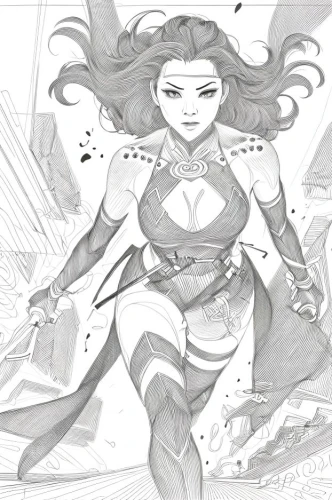 psylocke,scarlet witch,penciling,penciller,pencilling,penciler,starfire,mono-line line art,lilandra,blackfire,krita,darna,barda,superheroine,promethea,super heroine,pencils,themyscira,madelyne,enchantress,Design Sketch,Design Sketch,Character Sketch