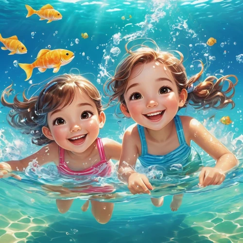 underwater background,kawaii people swimming,underwater playground,young swimmers,underwater world,swimmable,aquantive,under the water,aquaculturists,swimming people,swimming,under the sea,mermaid background,lilo,seaquarium,mermaid vectors,kids illustration,underwater,under water,children's background,Illustration,Japanese style,Japanese Style 19