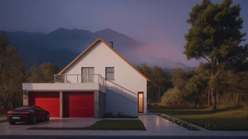 3d rendering,house in mountains,render,house in the mountains,crewdson,red roof,3d render,house with lake,firehouses,home landscape,modern house,garages,passivhaus,electrohome,lonely house,smart house,landscape red,house insurance,small house,red barn,Photography,General,Commercial